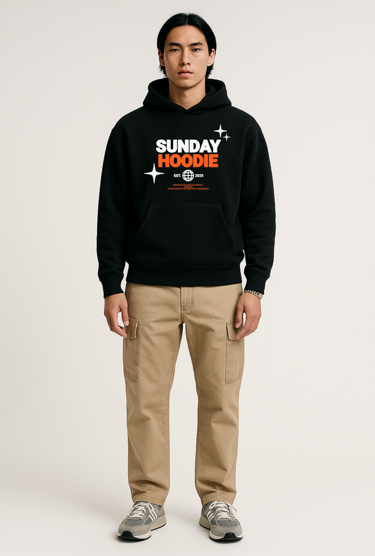 Sunday Hoodie — Black